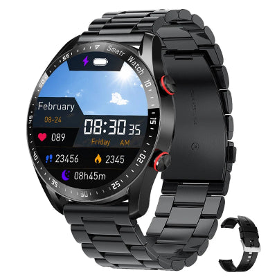Smart Watch Men Heart Rate Fitness Tracker ECG+PPG Business Smartwatches